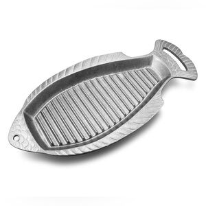 Wilton Armetale Gourmet Grillware Grilling Pan- Fish